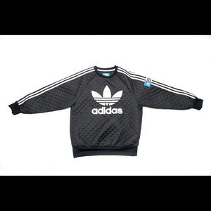 Adidas limited edition quilted Crewneck